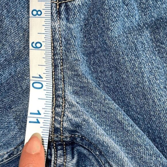 Land’s End Womens High‎ Rise Straight Leg Jeans Denim Medium Wash Blue Size 12 - Picture 9 of 10